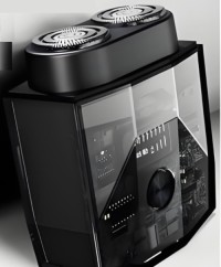Dual-Head Rotary Electric Shaver